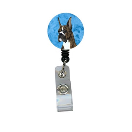 Teachers Aid Boxer Retractable Badge Reel Or Id Holder With Clip TE236624